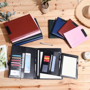 Leather Clipboard Partfolio Notepad Forms Holders Document Case A4 A5